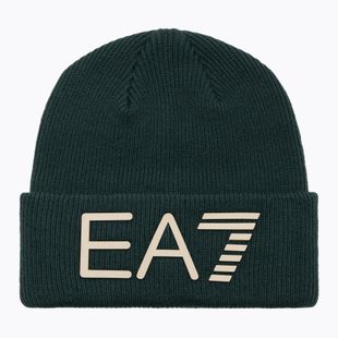 Žieminė kepurė EA7 Emporio Armani Mountain Logo Series Big Beanie silver pine