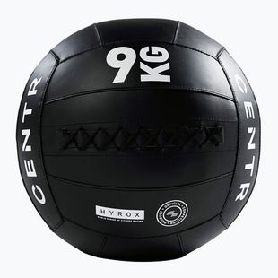 Medicininis kamuolys CENTR Competition Wall Ball Centr x Hyrox 9 kg black