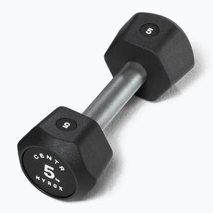 Svarstis Centr Urethane Dumbbell Centr x Hyrox 5 kg black