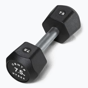 Svarstis Centr Urethane Dumbbell Centr x Hyrox 7,5 kg black