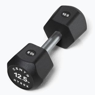 Svarstis Centr Urethane Dumbbell Centr x Hyrox 12,5 kg black