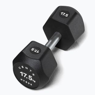 Svarstis Centr Urethane Dumbbell Centr x Hyrox 17,5 kg black