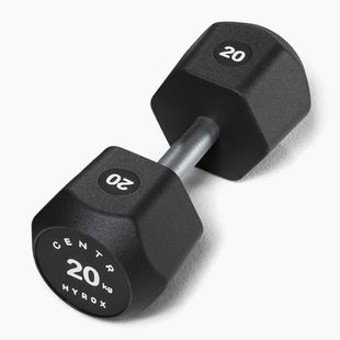 Svarstis Centr Urethane Dumbbell Centr x Hyrox 20 kg black
