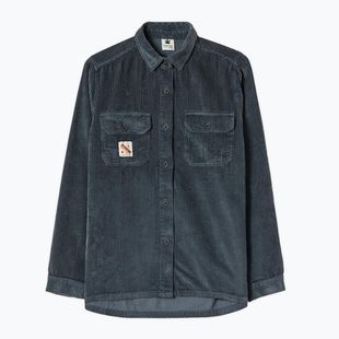 Vyriški marškiniai Kaotiko Courduroy Minimal bluish-grey