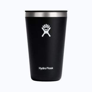 Hydro Flask All Round Tumbler terminis puodelis 473 ml, juodas