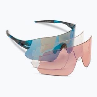 Dviračių akiniai Tifosi Rail Clarion blue/ac red/clear