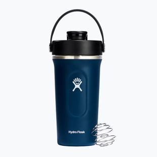 Termo buteliukas su kratytuvo funkcija Hydro Flask Insulated Shaker 710 ml indigo spalvos