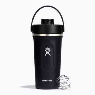 Terminis butelis su kratytuvo funkcija Hydro Flask Insulated Shaker 710 ml black