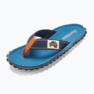 Šlepetės per pirštą Gumbies Islander tricolor blue