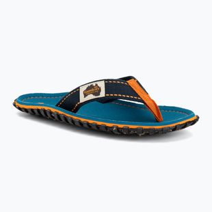 Šlepetės per pirštą Gumbies Islander tricolor blue