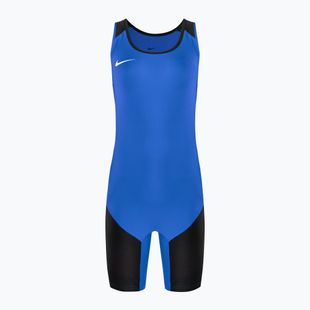 Vyrų imtynių trikotažas Nike Weightlifting Singlet royal/black