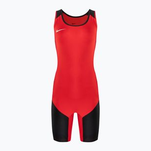 Moteriškas imtynių trikotažas Nike Weightlifting Singlet scarlet/black