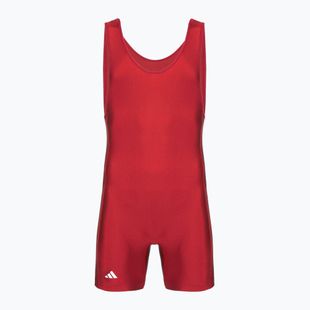 Vyriškas kombinezonas adidas 3 Stripe Singlet red/white