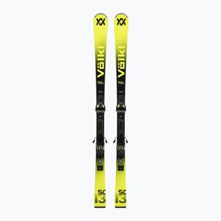 Kalnų slidės Völkl Racetiger SC Yellow + apkaustai VMotion 10 GW Black
