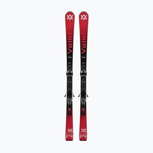 Kalnų slidės Völkl Racetiger SRC Red + apkaustai VMotion 10 GW black