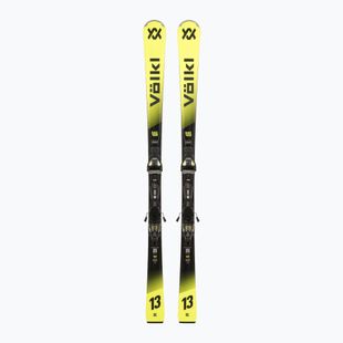 Kalnų slidės + apkaustai Völkl Racetiger SC Yellow+VMotion 10 GW