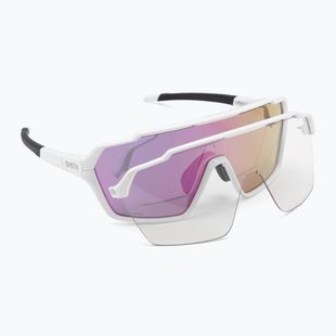 Akiniai nuo saulės Smith Shift MAG white/chromapop violet mirror