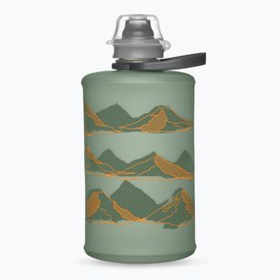 Turistinis butelis HydraPak Stow Mountain Edition 350 ml sutro green