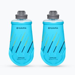 Sulankstoma gertuvė Hydrapak Softflask 2 Pack Malibu Blue
