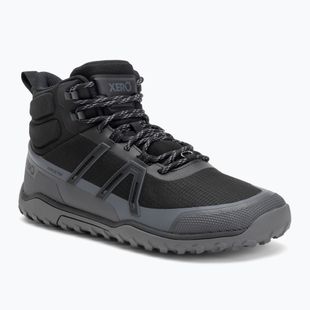 Vyriški barefoot batai Xero Shoes Scrambler Trail Mid WP juoda/asfaltas