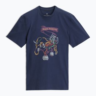 Vyriški marškinėliai Royal Robbins RR Graphic navy chock pt
