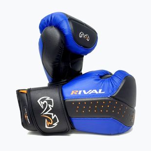 Bokso pirštinės Rival RB10 Intelli-Shock Bag black/blue