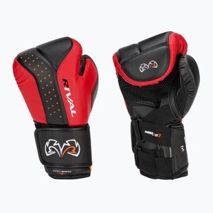 Bokso pirštinės Rival RB10 Intelli-Shock Bag black/red