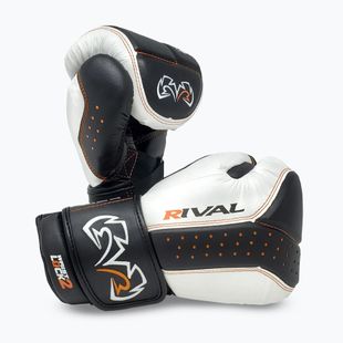 Bokso pirštinės Rival RB10 Intelli-Shock Bag black/white
