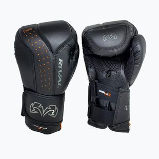 Bokso pirštinės Rival RB10 Intelli-Shock Bag black