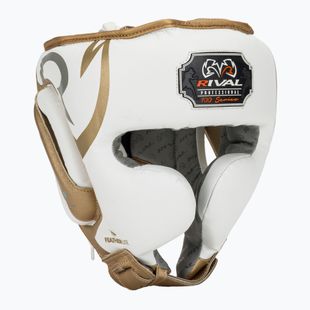 Bokso šalmas Rival RHG100 Professional Headgear white/gold