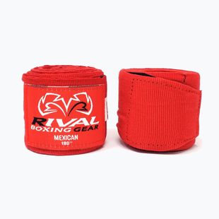 Bokso tvarsčiai Rival Mexican Handwraps 210 cm red