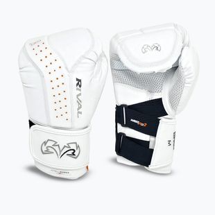 Bokso pirštinės Rival RB10 Intelli-Shock Bag white