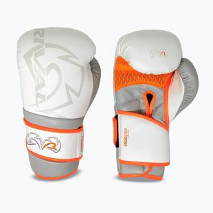 Bokso pirštinės Rival Impulse Sparring Gloves Gants white/orange