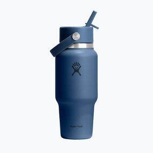 Termo gertuvė Hydro Flask Wide Flex Straw Travel 621 ml harbor blue