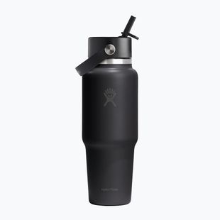 Termo gertuvė Hydro Flask Wide Flex Straw Travel 946 ml black