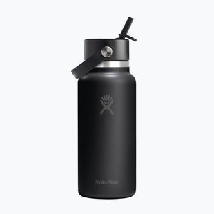 Termo gertuvė Hydro Flask Wide Flex Straw 946 ml black