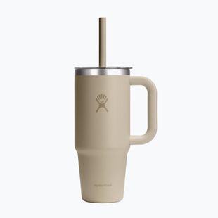 Puodelis Hydro Flask Travel Tumbler Clear Lid 710 ml oat