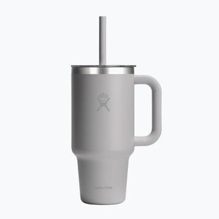 Termosas Hydro Flask Travel Tumbler Clear Lid birch