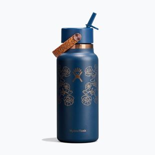 Termo gertuvė Hydro Flask Wide Mouth with Flex Straw Cap 946 ml western dark blue