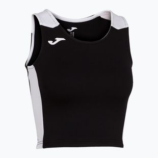 Moteriški bėgimo marškinėliai Joma Record II Top black/white