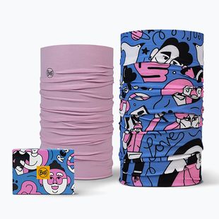 Daugiafunkcinės skaros BUFF Coolnet UV Twin Pack Love love