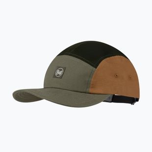 Kepurė su snapeliu BUFF 5 Venture allvin khaki panel