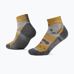 Kojinės BUFF Merino Lightweight Quarter LWQ2 khaki