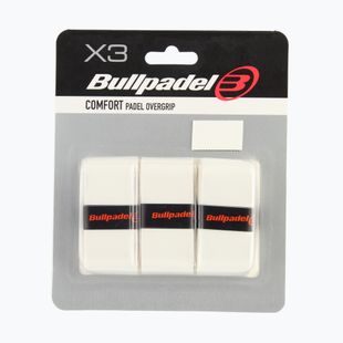 Padelio raketės apvyniojimai Bullpadel GB-1200 Comfort 3 pcs. white