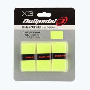 Padelio raketės apvyniojimai Bullpadel GB-1705 Senso Absorbent 3 pcs. fluor yellow