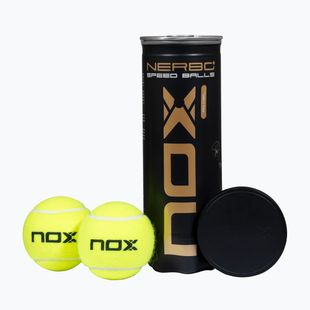 Padelio kamuoliai NOX Nerbo Speed 3B 3 pack yellow