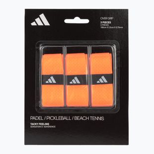 Padelio rakečių apvijos adidas Padel Overgrip Set 3 vnt. orange