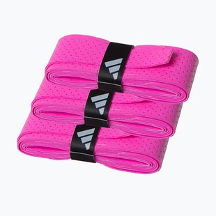 Padelio rakečių apvijos adidas Padel Overgrip Set 3 vnt. pink