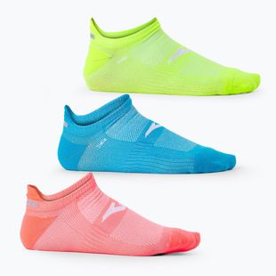 Kojinės Joma Running Night 3 poros fulor coral/fluor yellow