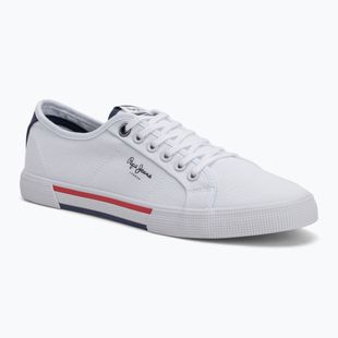 Vyriški batai Pepe Jeans Bradyen Basic white
